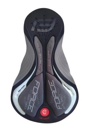 Force RECKLESS černo-žluto-šedý mtb dres - dl. rukáv + Force STORM šedo-fluo cyklokraťasy