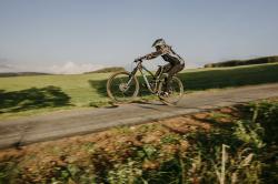 Force RECKLESS černo-oranžový mtb dres - dl. rukáv