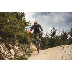 Force RECKLESS černo-červeno-modrý mtb dres - dl. rukáv