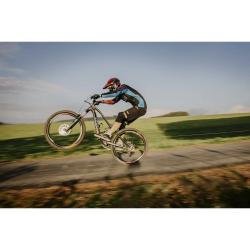 Force RECKLESS černo-červeno-modrý mtb dres - dl. rukáv