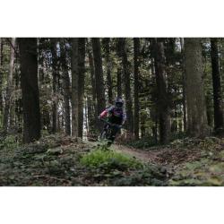 Force RECKLESS černo-růžovo-fluo mtb dres - dl. rukáv