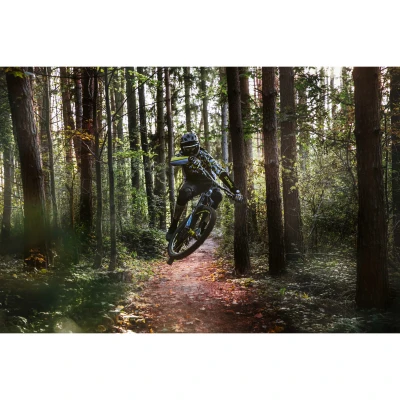 Force RECKLESS černo-žluto-šedý mtb dres - dl. rukáv