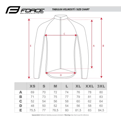 Force RECKLESS černo-oranžový mtb dres - dl. rukáv