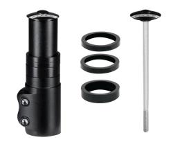 Force Redukce F ECO-nástavec vidlice 1 1/8[34] Al, črn. mat (VÝPRODEJ)