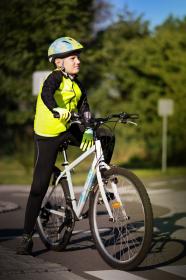 Force REFLEX LINE KID černé dětské cyklokalhoty s vložkou