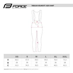 Force REFLEX LINE LADY černé dámské cyklokalhoty bez vložky