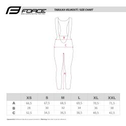 Force REFLEX LINE LADY černé dámské cyklokalhoty bez vložky