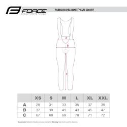 Force REFLEX LINE LADY černé dámské cyklokalhoty s vložkou POUZE M (VÝPRODEJ)