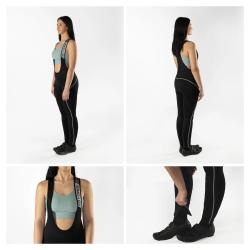 Force REFLEX LINE LADY černé dámské cyklokalhoty s vložkou