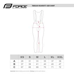 Force REFLEX LINE LADY černé dámské cyklokalhoty s vložkou