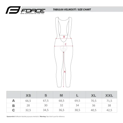 Force REFLEX LINE LADY černo-růžové dámské cyklokalhoty s vložkou