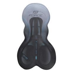 Force REFLEX LINE černé cyklokalhoty se šráky a vložkou