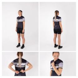 Force RETRO UNI černo-zlatý dres - kr. rukáv