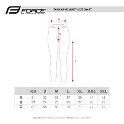 Force RIDGE čierno-modré pánske cyklonohavice - s vložkou