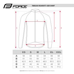 Force RIDGE LADY černo-růžový cyklistický dres - dlouhý rukáv