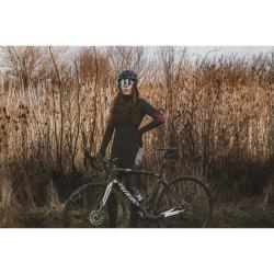 Force RIDGE LADY čierno-šedé dámske cyklonohavice - s vložkou