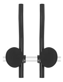 Force Riadiace nástavce FLAT rovné Al, čierne matné