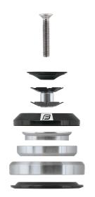 Force Řízení TAPER 1 1/8[34] -1 1/2[34] 36°integrov.černé