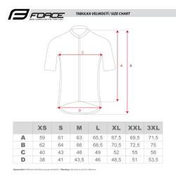 Force ROCK LADY bílo-tyrkysový dámský cyklodres - kr. rukáv POUZE M (VÝPRODEJ)