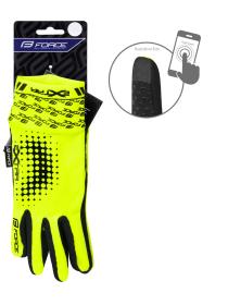 Force EXTRA fluo cyklorukavice jaro-podzim
