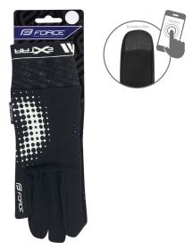 Force EXTRA jar-podzim čierne cyklorukavice
