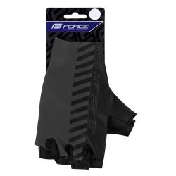 Force LINE šedo-černé cyklorukavice bez zapínání