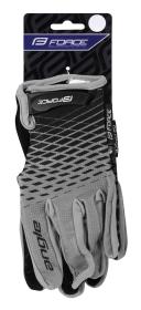 Force MTB ANGLE letné šedo-čierne cyklorukavice