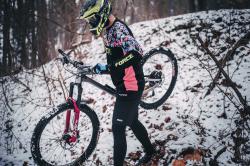 Force MTB AUTONOMY černo-modré rukavice