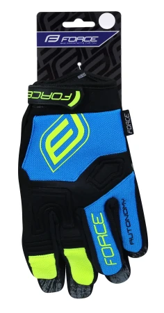 Force MTB AUTONOMY černo-modré rukavice