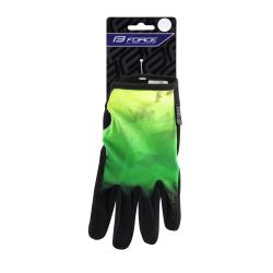 Force MTB CORE fluo zelené letní rukavice