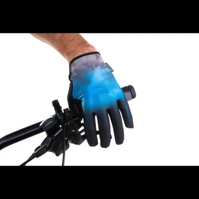 Force MTB CORE letní modré cyklorukavice