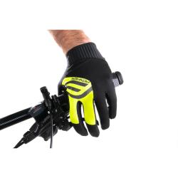 Force MTB POWER čierno-fluo cyklistické rukavice