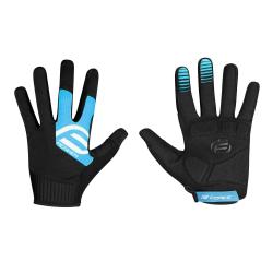 Force MTB POWER černo-modré cyklistické rukavice