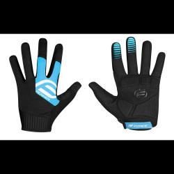 Force MTB POWER černo-modré cyklistické rukavice