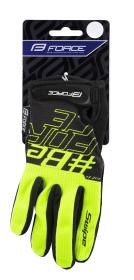 Force Rukavice MTB SWIPE černo-fluo letní