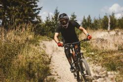 Force Rukavice MTB SWIPE červené letní