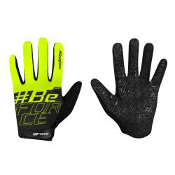Force Rukavice MTB SWIPE černo-fluo letní