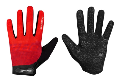 Force Rukavice MTB SWIPE červené letní