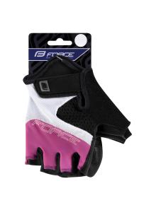 Force Rukavice RAB 2 KID čierno-ružovo-biele