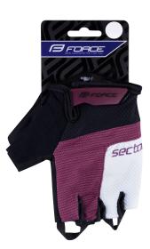 Force Rukavice SECTOR LADY gel černo-fialové