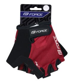 Force TERRY červené cyklorukavice