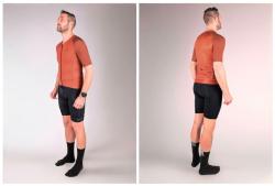 Force SCRIPT cihlový cyklodres - kr. rukáv POUZE XL (VÝPRODEJ)