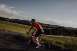 Force SCRIPT cihlový cyklodres - kr. rukáv POUZE XL (VÝPRODEJ)