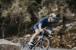 Force SCRIPT tm.modrý cyklodres - kr. rukáv POUZE M (VÝPRODEJ)