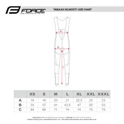 Force SHARD WINDSTER černé cyklokalhoty se šráky a vložkou