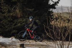 Force SHARD WINDSTER černé cyklokalhoty se šráky bez vložky