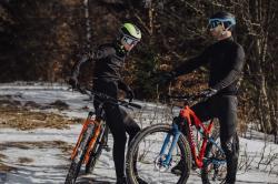 Force SHARD WINDSTER černé cyklokalhoty se šráky bez vložky
