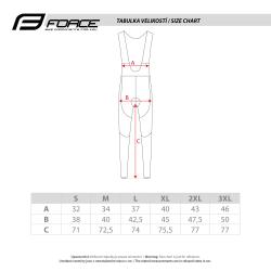 Force SHIELD černé cyklokalhoty se šráky bez vložky