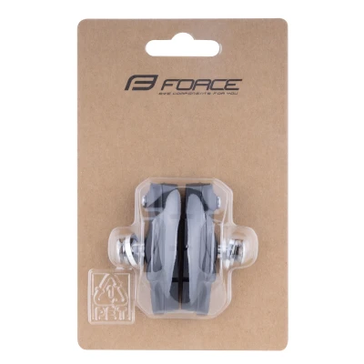 Force silniční výměnné,černé 55mm gumičky brzd
