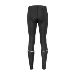Force SMOOTH modro-černý cyklodres - dlouhý rukáv + Force MAZE černé cyklokalhoty